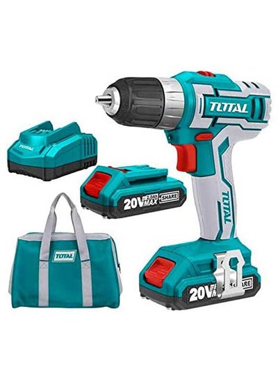 Buy Tdli20025 Cordless Drill 10Mm 20V 2 Battery Blue in Egypt