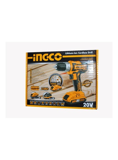 Buy Cordless Drill Li-Ion Orange in Egypt