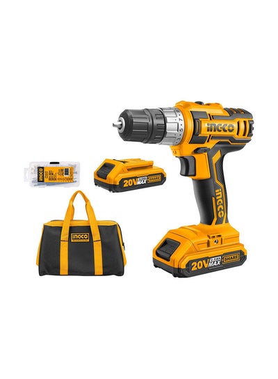 اشتري Cdli20025 Lithium-Ion Cordless Drill Set Orange في مصر