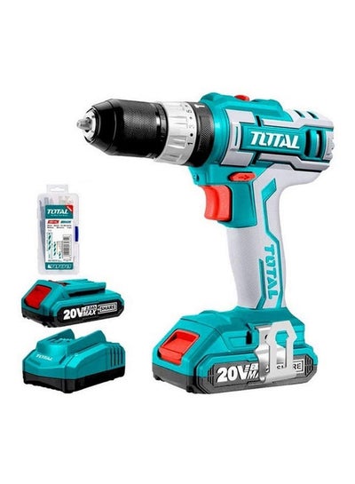 Buy Cordless Screwdriver And Extra Battery And 47 Pieces Item 4403 Green in Egypt