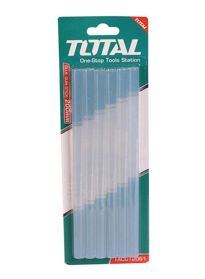 اشتري Total 6-Piece Glue Gun Stick Set Tacgt2061 White 26.5 x 9 x 1.6cm في مصر