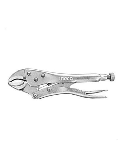 اشتري Hcjlp0110 Curved Jaw Locking Pliers Silver 10inch في مصر