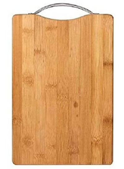 Buy Bamboo Chopping Board Brown 19.5x29.5x1.8cm in Egypt