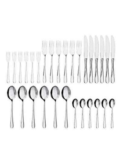 Buy Martorp 30 Piece Cutlery Set Stainless Steel Silver in Egypt