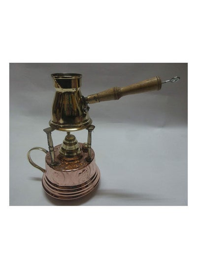 Buy Engraved Copper Mini Spiritual Coffee Maker Gold in Egypt