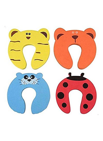 Buy Children Safety Finger Pinch Cartoon Animal Foam Door Stopper Cushion 4pcs in Egypt