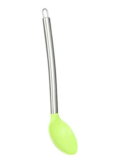 Buy Silicone Ladle With Stainless Steel Handle Green in Egypt