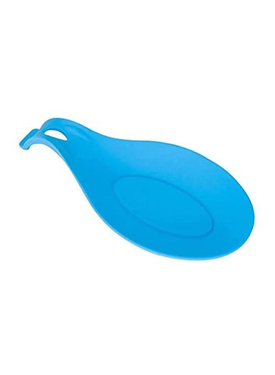 Buy Silicone Spoon Rest Heat Resistant Non Stick Silicone Cooking Tools Mat Blue in Egypt