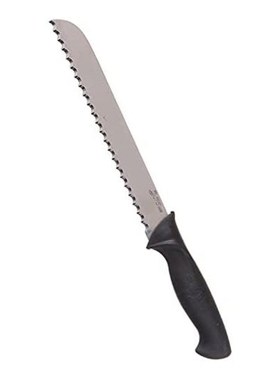 اشتري Stainless Bread Knife With Plastic Handle  47 Black 25cm في مصر