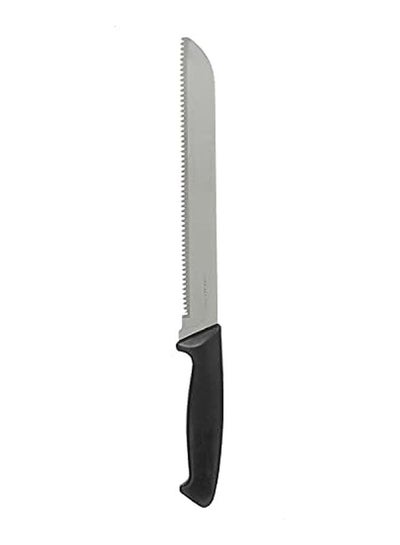 اشتري Stainless Bread Knife With Plastic Handle  48 Black 25cm في مصر