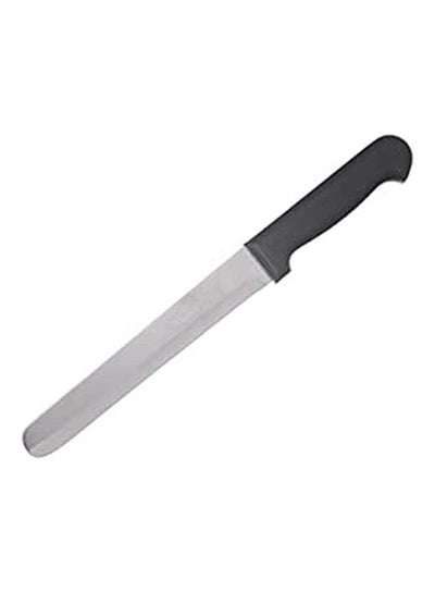 اشتري Stainless Bread Knife With Plastic Handle Black 7inch في مصر