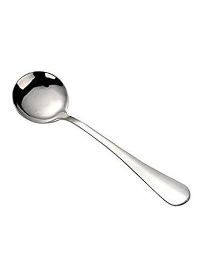 اشتري Stainless Steel Round Table Spoons Soup Spoons Silver في مصر