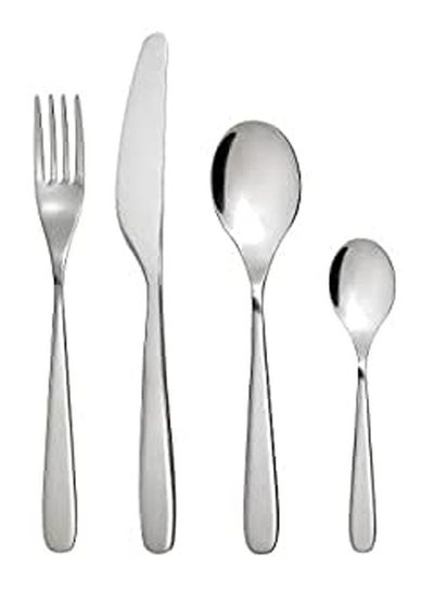 اشتري Tillagd 24 Piece Cutlery Set Stainless Steel Silver في مصر