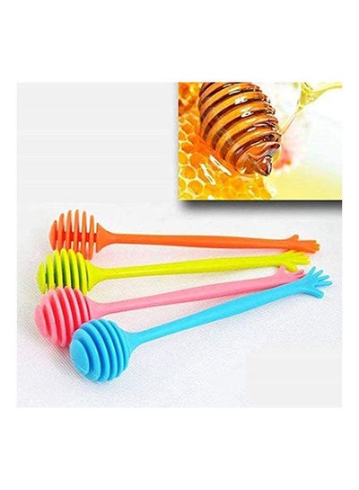 Buy Silicone Hand Shape Honey Dipper Orange in Egypt