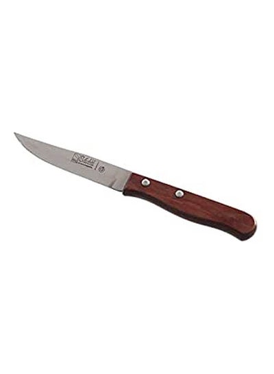 Buy Knife With Wooden Handle Brown 9cm in Egypt