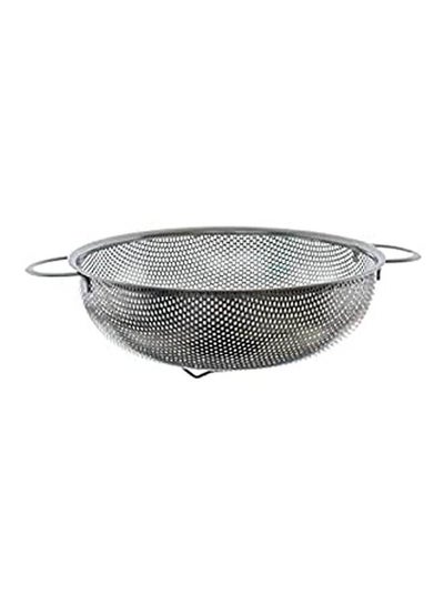 اشتري Large Metal Colander 2 Handles Silver في مصر