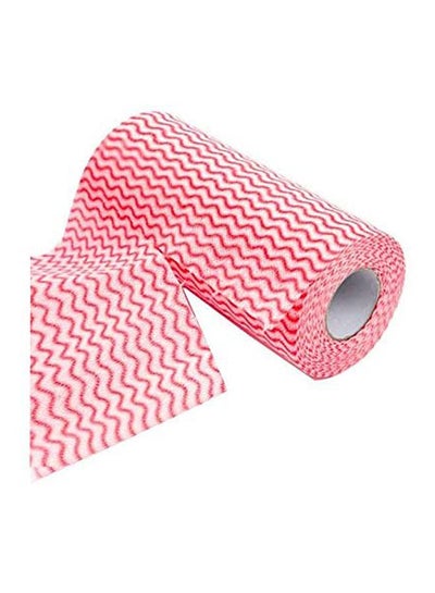 اشتري Cotton Solid Pattern- Disposable Towels Pink في مصر