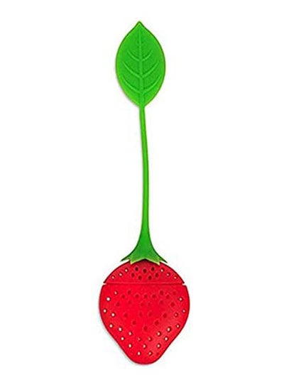 اشتري Creative Cute Eco-Friendly Silicone Tea Infuser Strainer Strawberry Tea Steeper Tea Lovers Gift Red في مصر