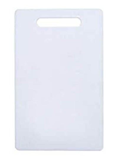 Buy Plastic Cutting Board White 37X21X1.5cm in Egypt