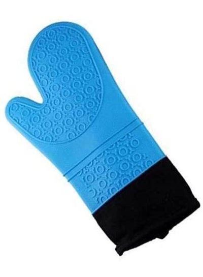 Buy Housework Cleaning Non-slip Washing Gloves Blue 20x15cm in Egypt