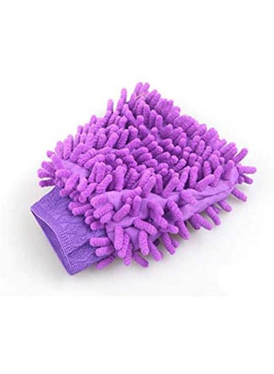 اشتري Housework Cleaning Non-slip Washing Gloves Purple في مصر