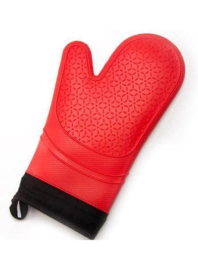 Buy Housework Cleaning Non-slip Washing Gloves Red 24x17cm in Egypt