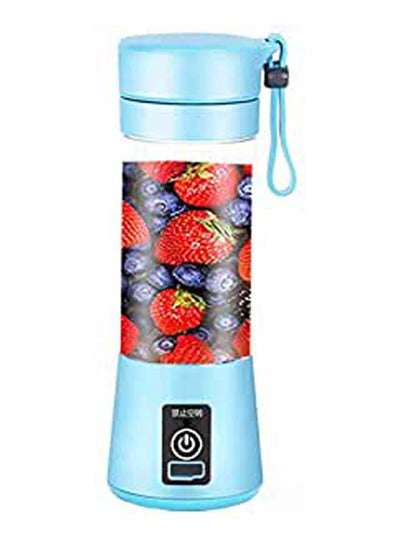 اشتري Portable Usb Juicer Blender Fruit Electric Juice Maker Rechargeable Cup 0328Z3TZV5C Blue في مصر
