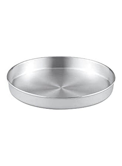 اشتري Rounded Desserts Tray Silver 30cm في مصر