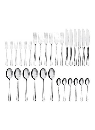 Buy Set Of Stainless Steel Cutlery Silver in Egypt