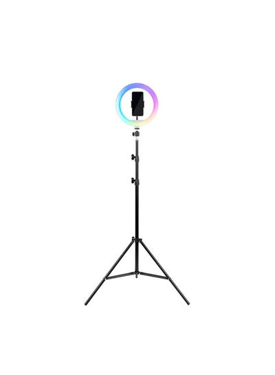 اشتري Tripod With RGB Ring Light أسود في مصر