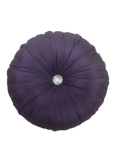 Buy Decorative Cushion , Size 30X30 Cm Purple Shine - 100% Polyester Bedroom Or Living Room Decoration Polyester Purple Shine Standard Size in Saudi Arabia