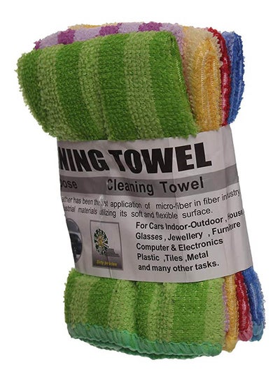 اشتري Cotton Kitchen Towel Set 5 Pcs Multicolor في مصر