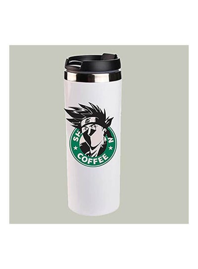 Buy Kakashi Vs Naruto-Thermal Stainless Steel Mug White 350ml in Egypt