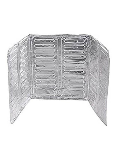 اشتري Aluminium Foil Plate Gas Stove Oil Splatter Screens Silver في مصر