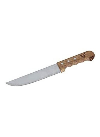 Buy Knife Stainless Steel With Wooden Handle Brown 7inch in Egypt