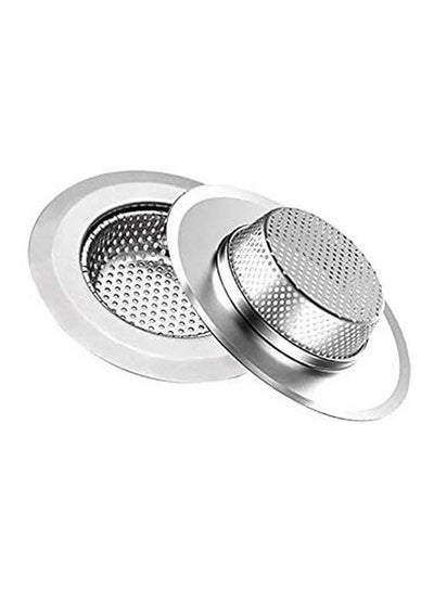 اشتري 1Pcs Kitchen Sink Drains Strainer Large Silver 4.5inch في مصر