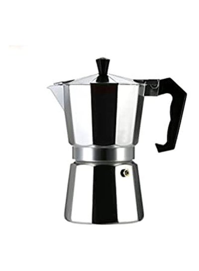 Buy 9-Cup Espresso Percolator Coffee Stovetop Maker Mocha Pot Silver in Egypt