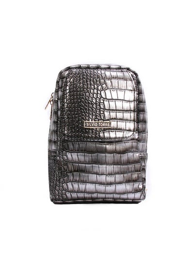 Buy Casual Snake Skin Leather Cross Bag Silver Snake in Egypt