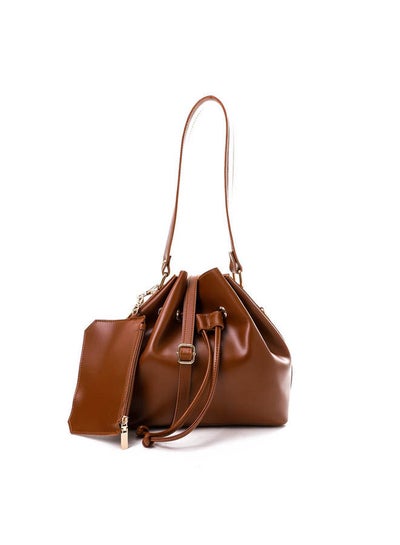 Buy Casual Solid Leather Handbag Havan in Egypt