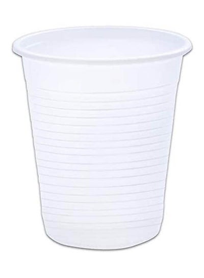 اشتري 1000Pcs Plastic Cups White 0.18Liters في مصر