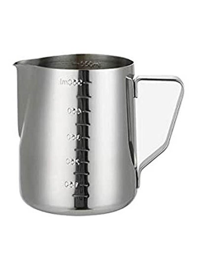 Buy Barista Cappuccino Espresso Machine Coffee Cafe Latte Maker Art Silver 600ml in Egypt