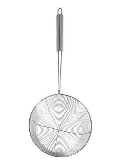 اشتري Stainless Steel Food Strainer With Handle Silver 17cm في مصر