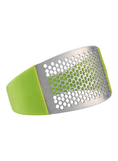 Buy Stainless Steel Garlic Grater With Plastic Handle Green in Egypt