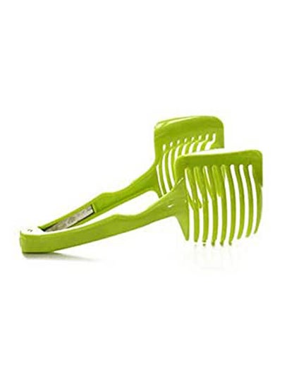Buy Tomato Slicer And Fruits Cutter Stand Kitchen Tool Green in Egypt