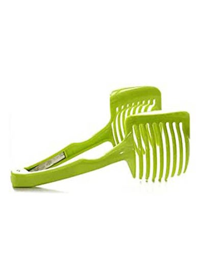 اشتري Tomato Slicer Fruits Cutter Stand Tomato Lemon Cutter Green في مصر