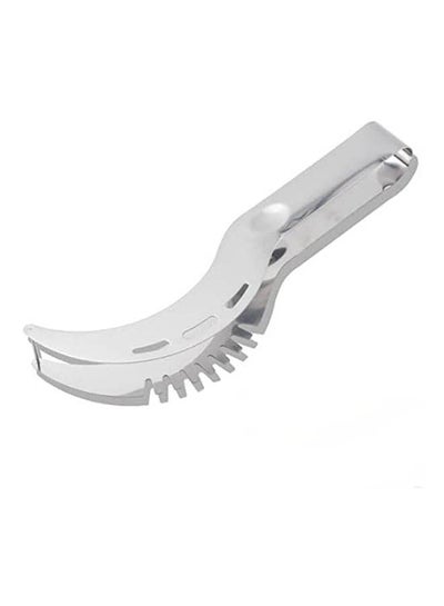 Buy Watermelon Knife Cutter Slicer Corer Server Scoop Kitchen Tool Fruit Knife Splitter Slicer Cutter Silver in Egypt