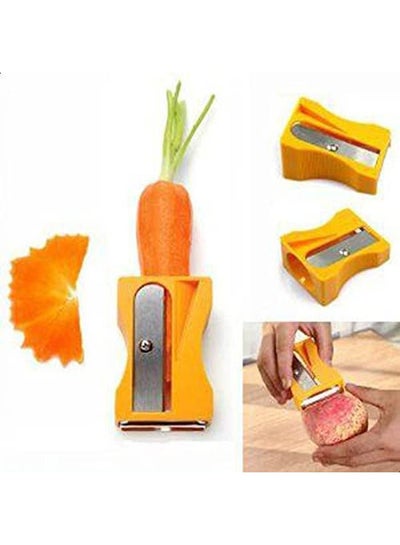 اشتري Vegetables Sharpener Peeler Kitchen Tool Orange في مصر