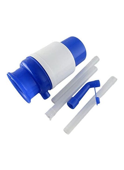 اشتري Manual Bottled Drinking Pump Blue/White في مصر