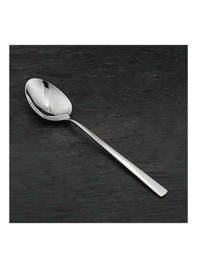 Buy Plain Simple Food Spoon Silver in Egypt