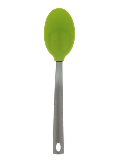 اشتري Silicon Ladle With Stainless Steel Hand Silver/Green في مصر